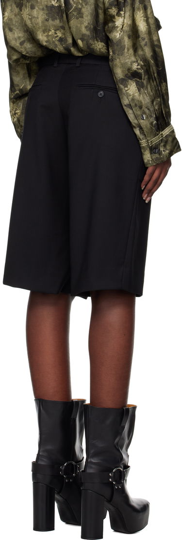Šortky R13 R13 Crossover Knee-Length Shorts Čierna | R13WR369-R475A, 2