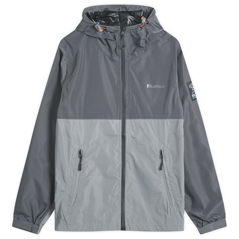 Vetrovka Butter Goods T-Rain Jacket Stone Large Šedá | BG243601-STN