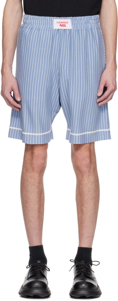 Šortky Charles Jeffrey Loverboy Charles Jeffrey LOVERBOY Knitted Pajama Shorts Modrá | 54040201, 0