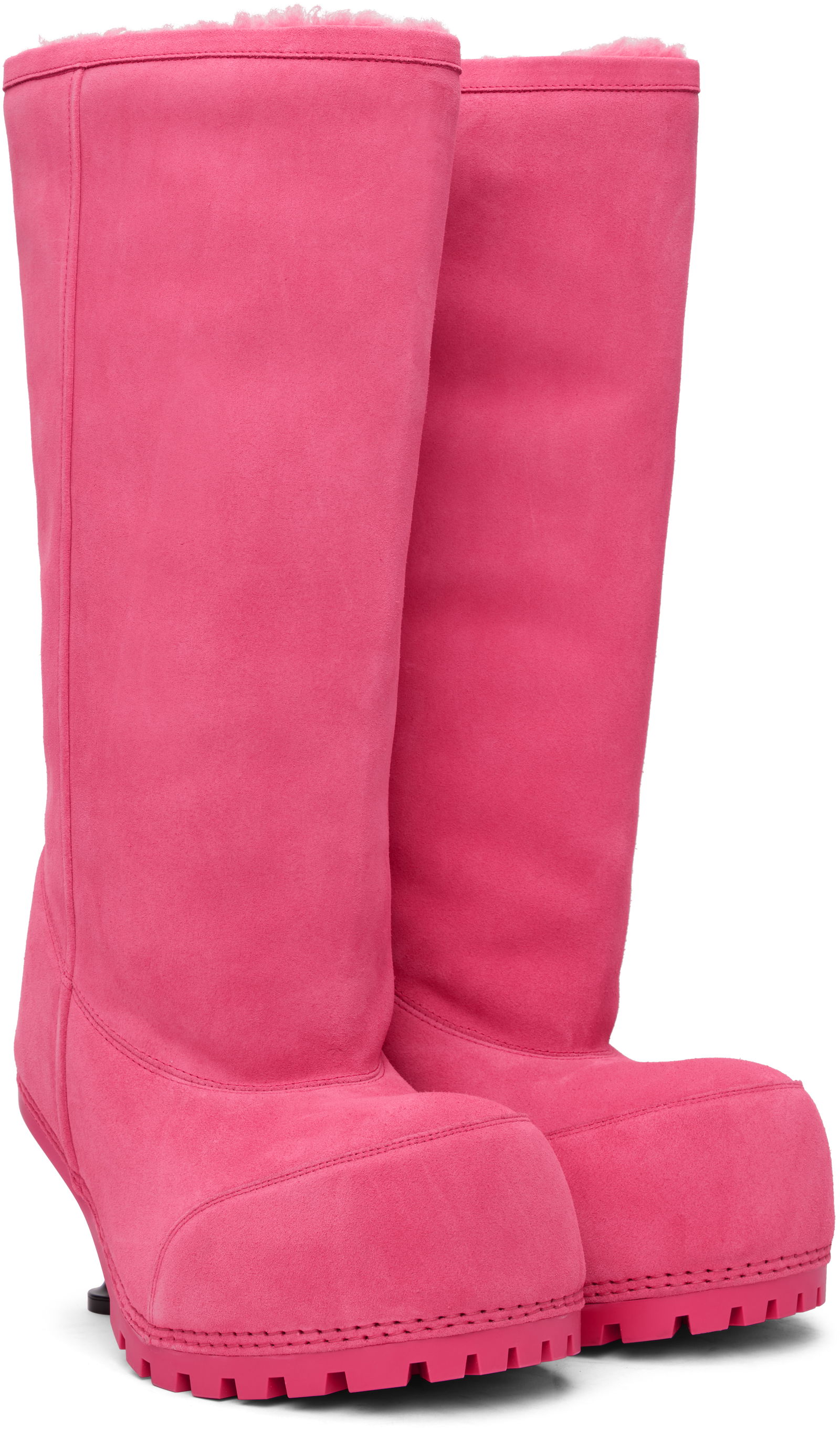 Suede High Heel Boots