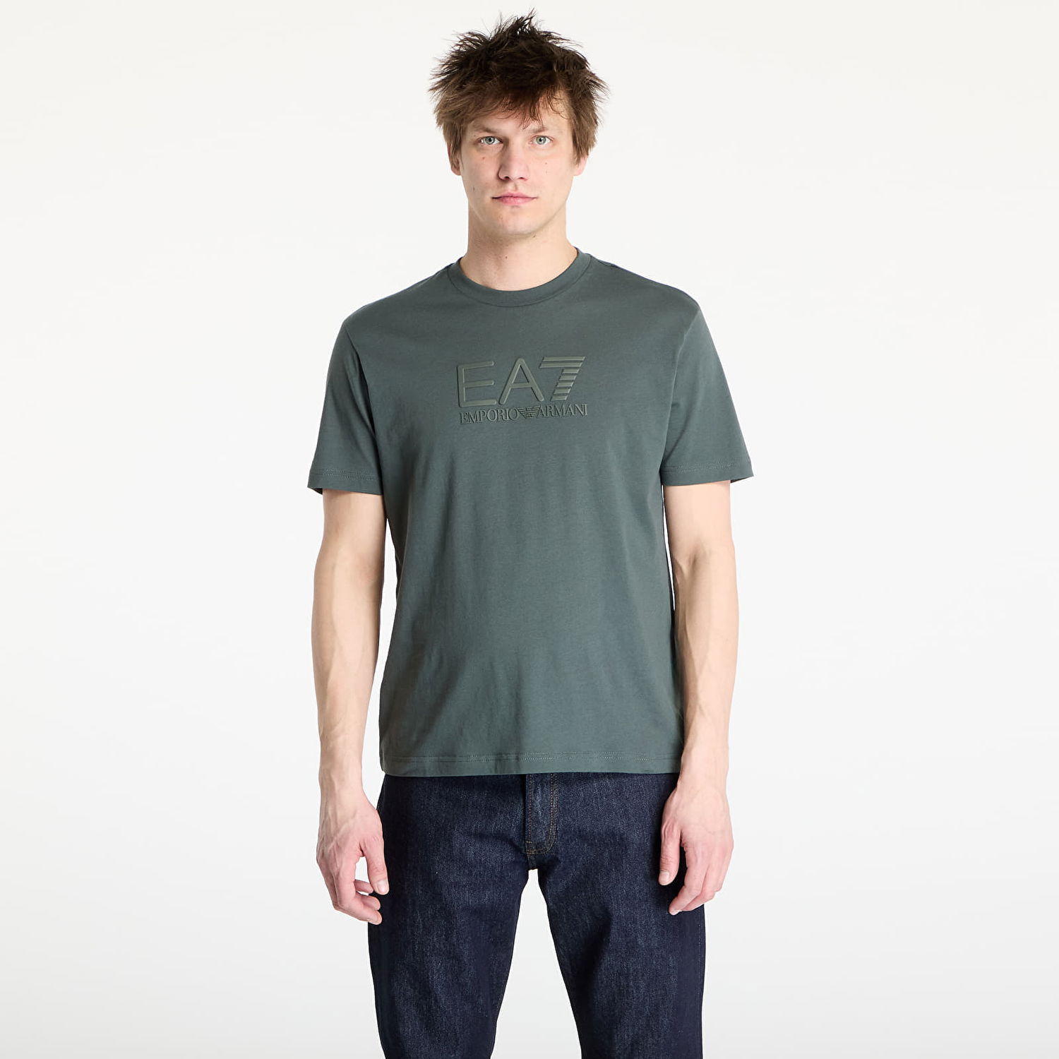 Tričko Emporio Armani EA7 Emporio Armani Train Visibility T-Shirt Zelené | 7M000224AF10375U8109, 0