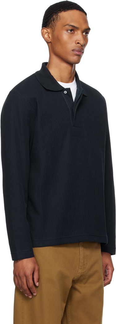 Polo tričko NORSE PROJECTS Norse Projects Ruben Double Face Long Sleeve Polo Zelené | N10-0214, 4