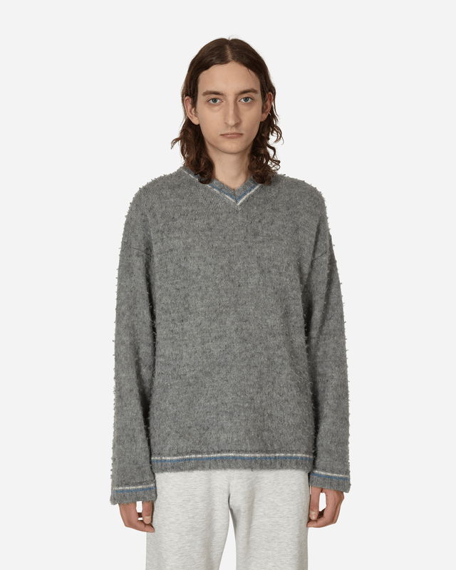 Washed V-Neck Sweater