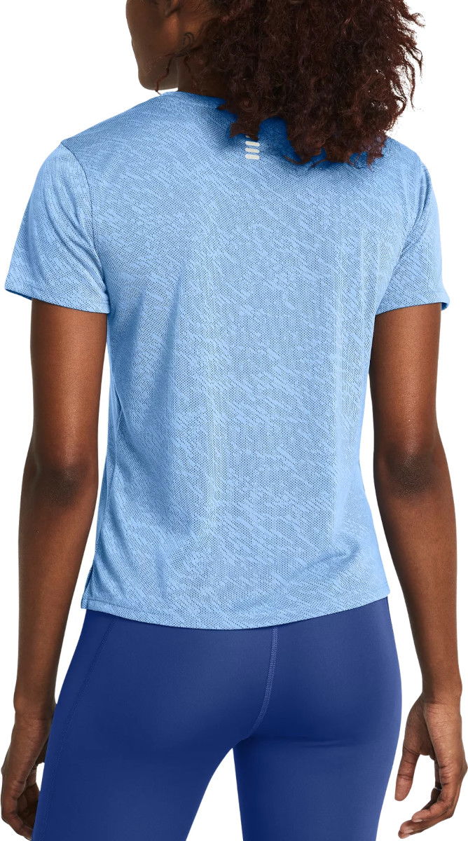 Tričko Under Armour UA Launch Camo Shortsleeve Modrá | 1386337-465, 1
