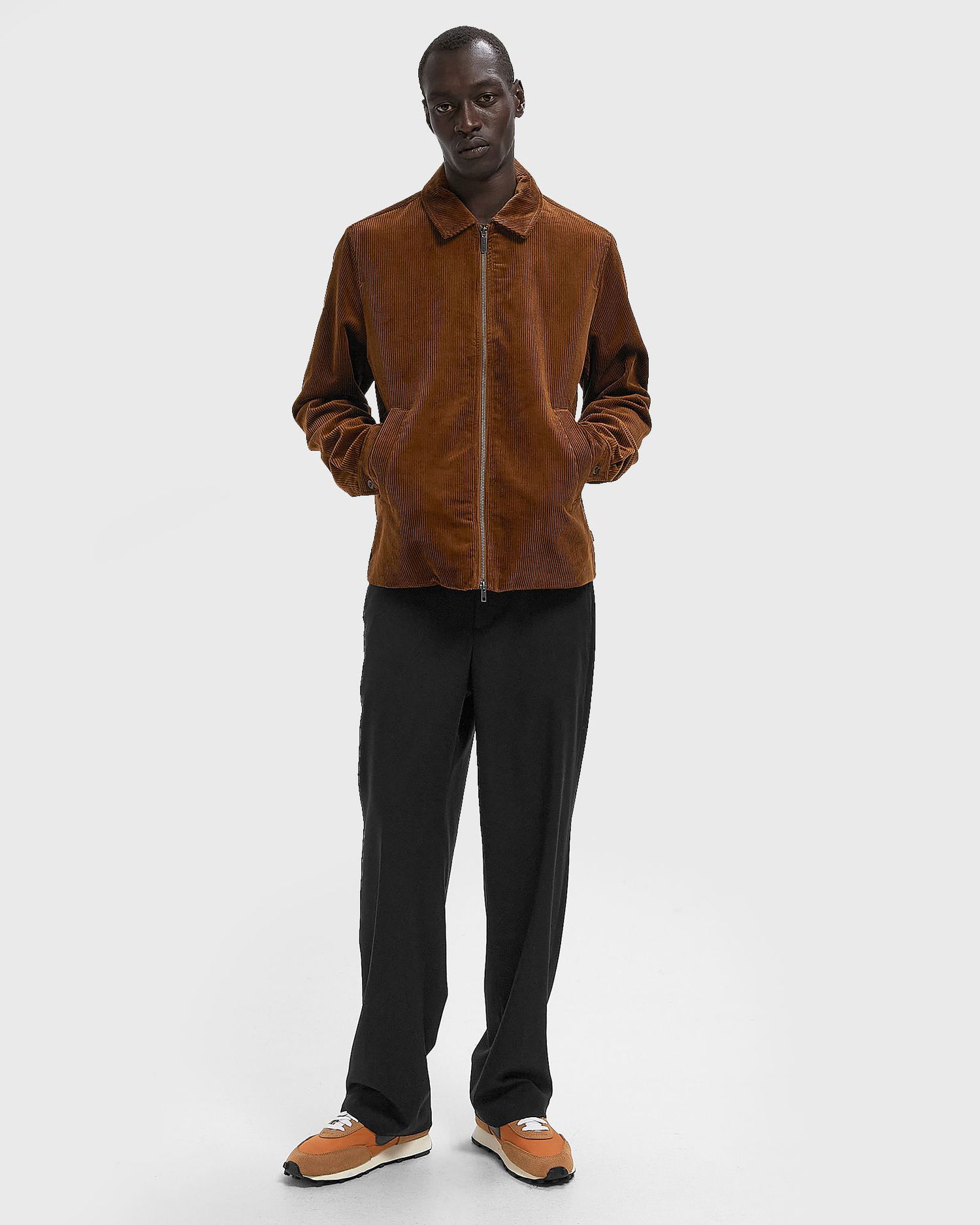 Bunda Les Deux Corduroy Coach Jacket Hnedá | 1000383-819, 1