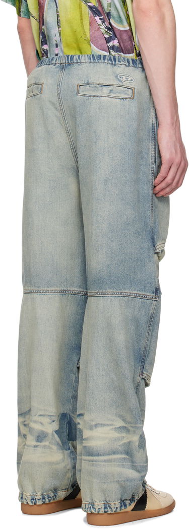 Cargo nohavice Diesel Relaxed D-Dayetz Jeans by Diesel Modrá | A17317-0ABDF-01, 2