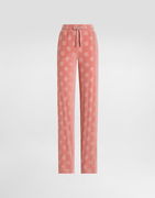 Dolce & Gabbana Jacquard Chenille Jogging Pants with DG Logo