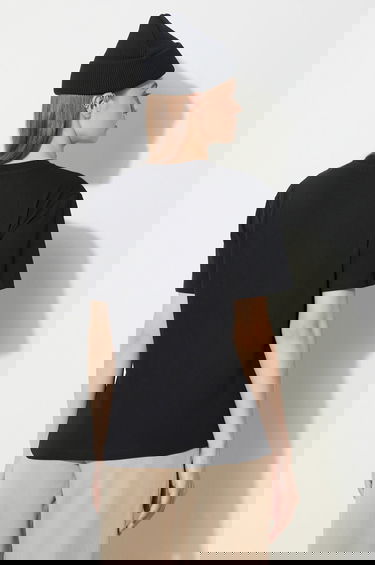 Tričko Carhartt WIP Short Sleeve Cotton T-shirt Čierna | I032206.0M4XX, 2