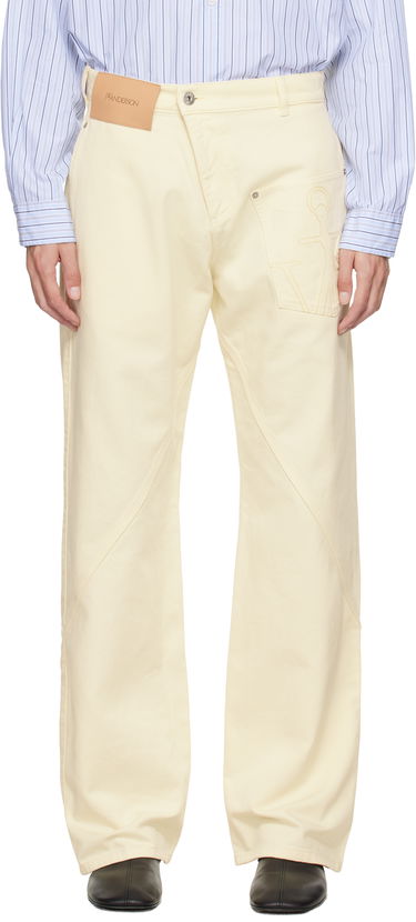 Džínsy JW Anderson Twisted Workwear Jeans Žltá | TR0405-PG1775, 0