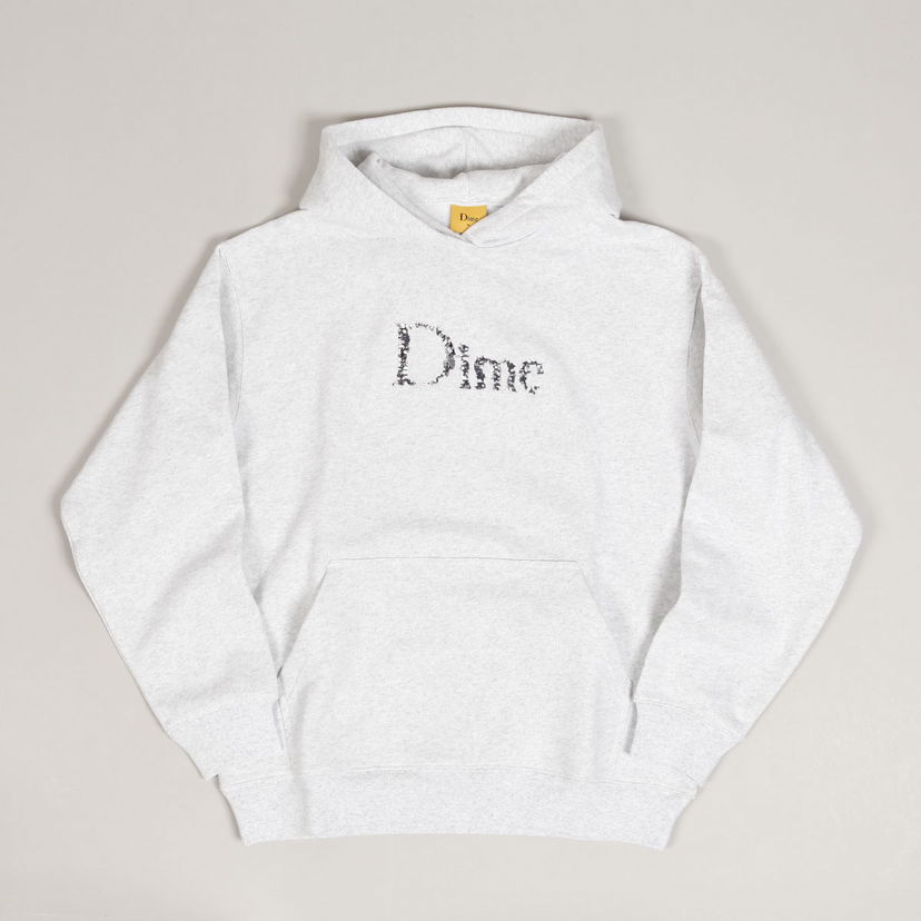 Mikina Dime Classic Skull Hoodie Biela | dimesp2410ash