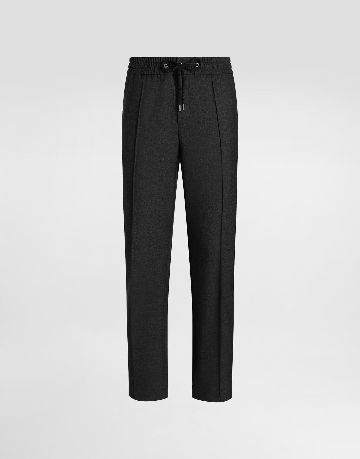 Nohavice Dolce & Gabbana Dolce & Gabbana Drawstring Wool Canvas Trousers Čierna | GP1O1THU2BOS8230, 0