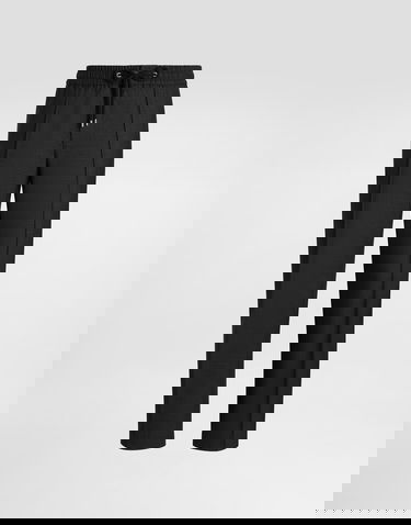 Nohavice Dolce & Gabbana Dolce & Gabbana Drawstring Wool Canvas Trousers Čierna | GP1O1THU2BOS8230, 0