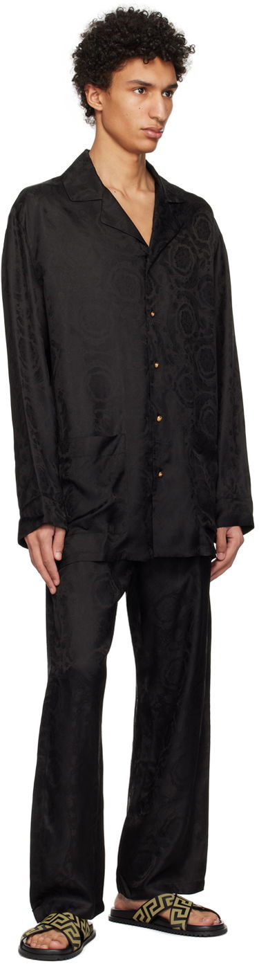Košeľa Versace Versace Barocco Pyjama Shirt Čierna | 1005376 1A06341, 3