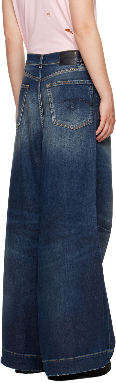 Džínsy R13 R13 Jesse Wide Leg Jeans Modrá | R13WD082 D144A, 2