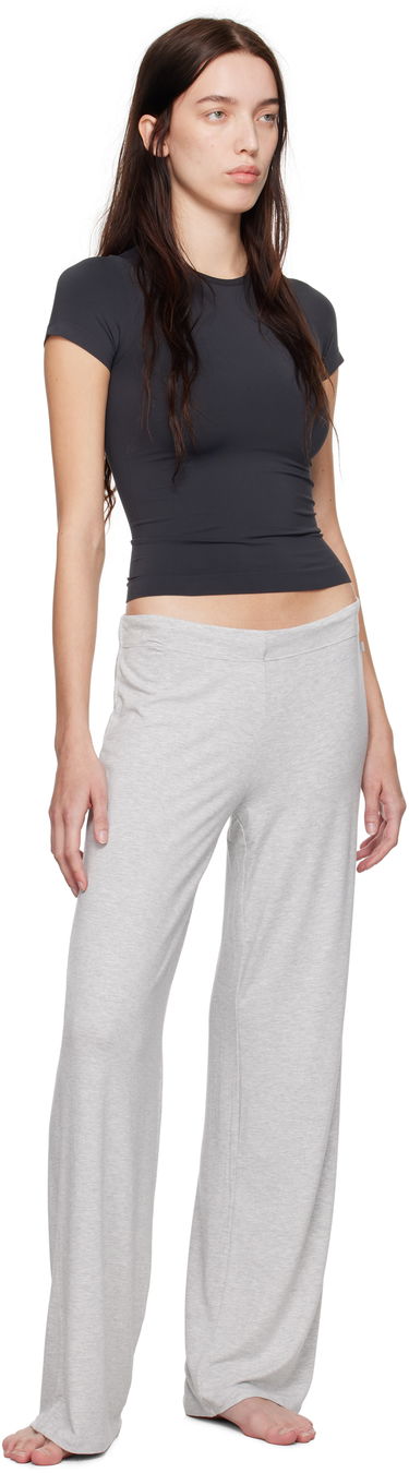 Nohavice SKIMS SKIMS Sleep Straight Leg Pajama Pants Šedá | BO-STR-4085, 3