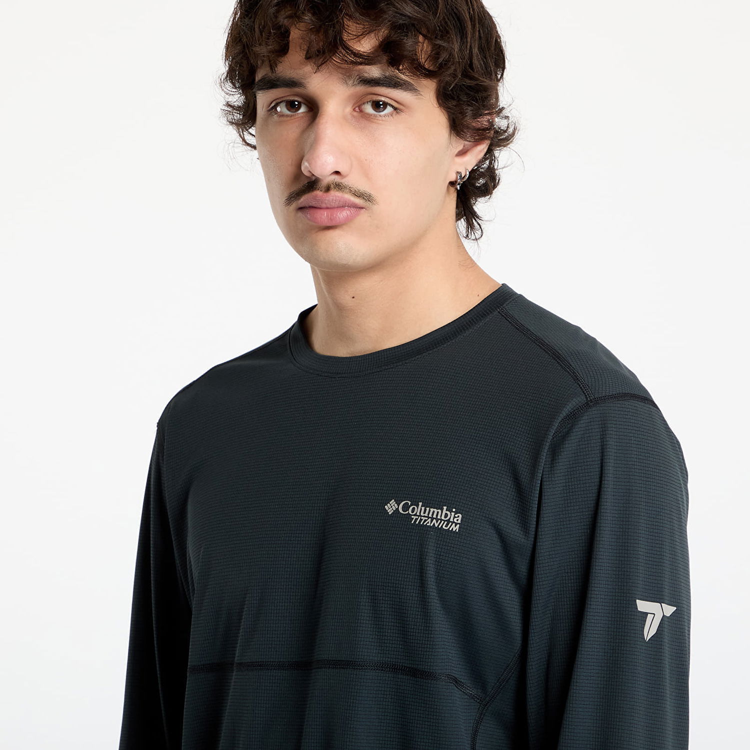 Tričko Columbia Cirque River™ Pro Longsleeve Crew T-Shirt Čierna | 2126232010, 1