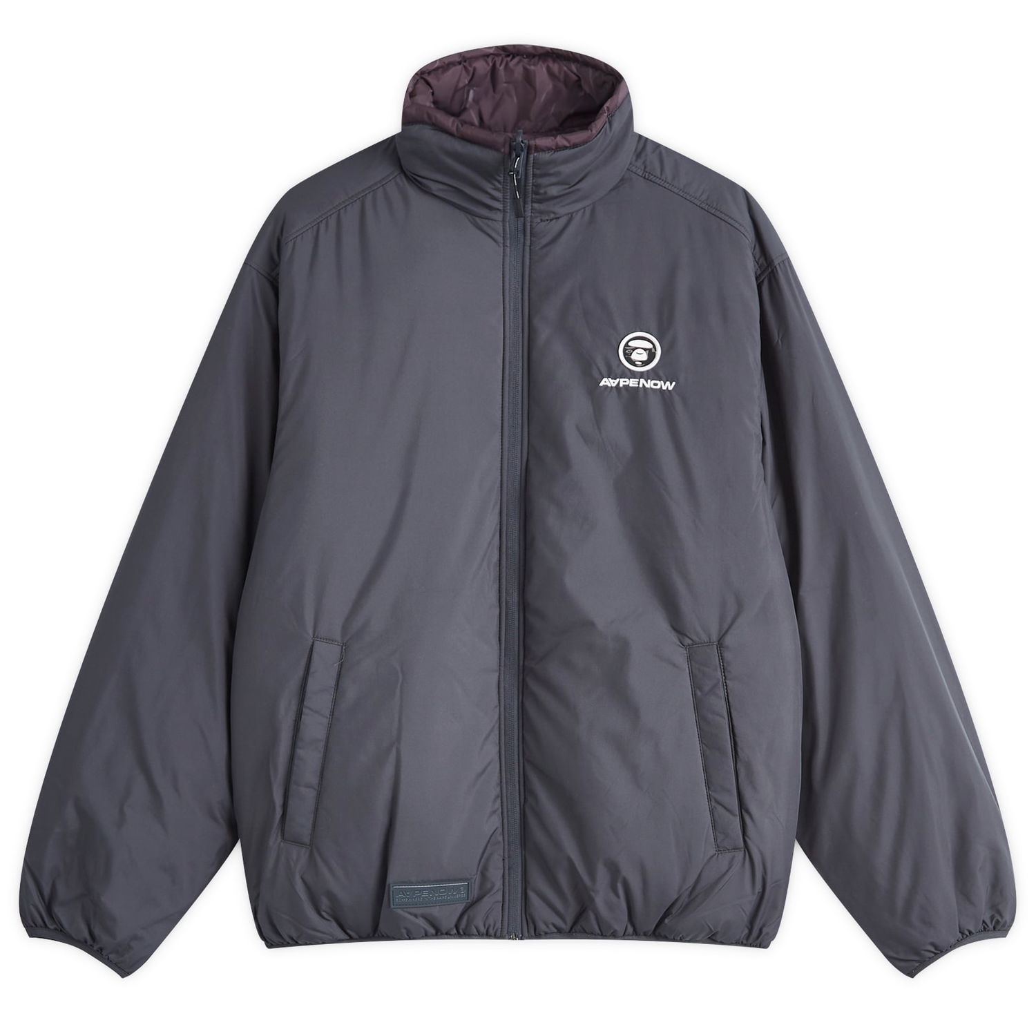 Prešívaná bunda AAPE by A Bathing Ape AAPE Now Reversible Camo Padded Jacket Šedá | AAPJKM7658XXNGYD, 0