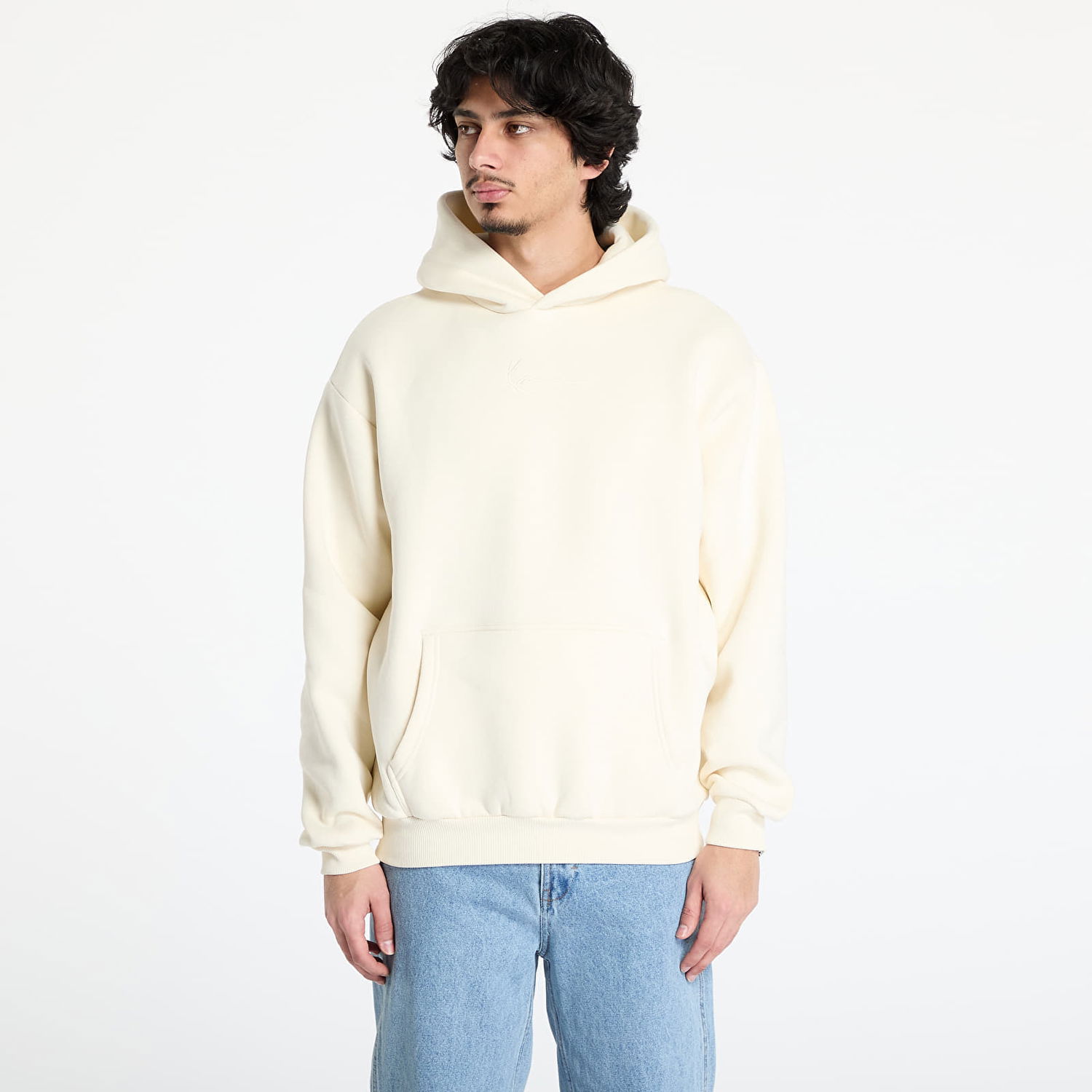 Mikina Karl Kani Karl Kani Small Signature Essential Hoodie Béžová | 60210334, 0