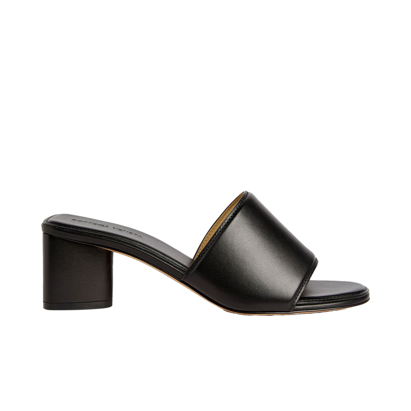 Tenisky a topánky Bottega Veneta The Band Slip-On Leather Sandals Čierna | 651378VBSL01000