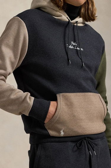 Mikina Polo by Ralph Lauren Colorblock Hoodie Šedá | 710957592, 3