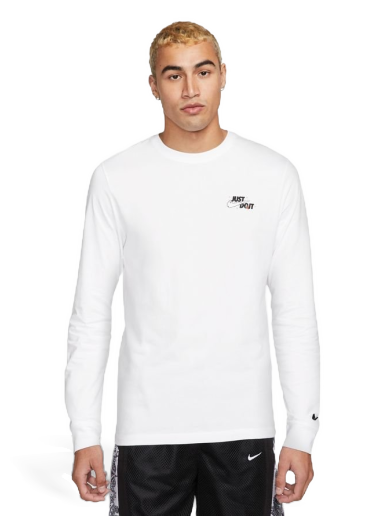 Tričko Nike "Just Do It." Long-Sleeve Tee Biela | DZ2695-100