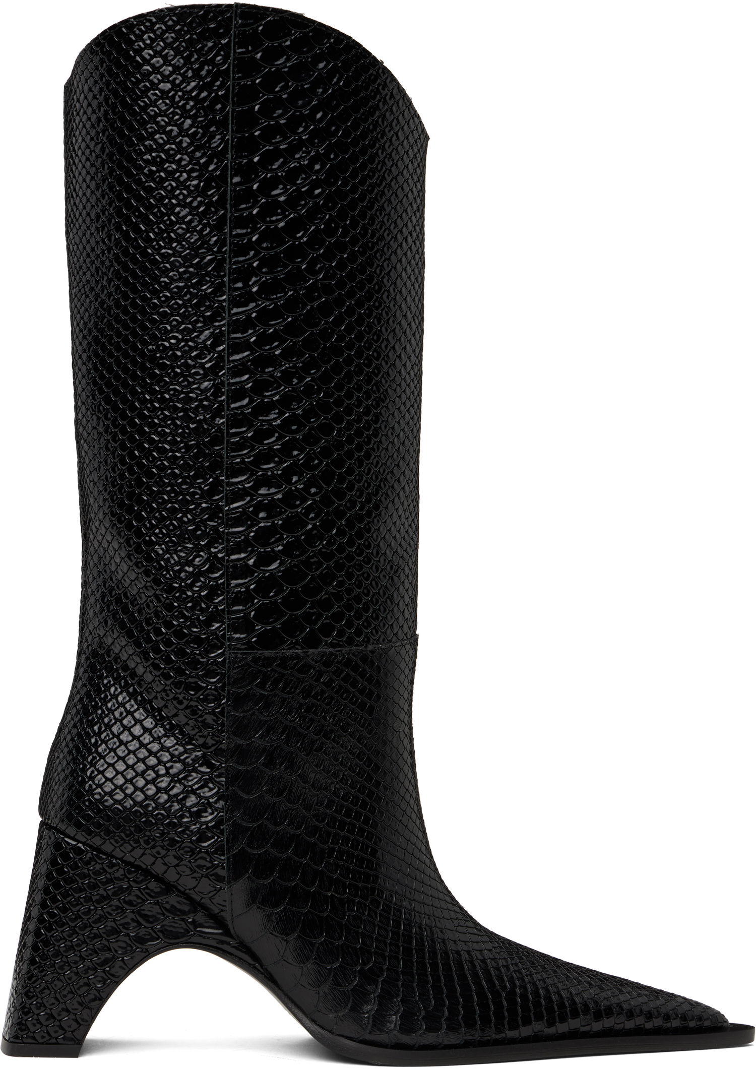 Oblečenie Coperni Coperni Python Embossed Bridge Cowboy Boots Čierna | COPSH16F6047, 0