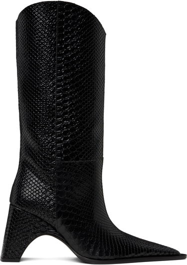 Oblečenie Coperni Coperni Python Embossed Bridge Cowboy Boots Čierna | COPSH16F6047, 0