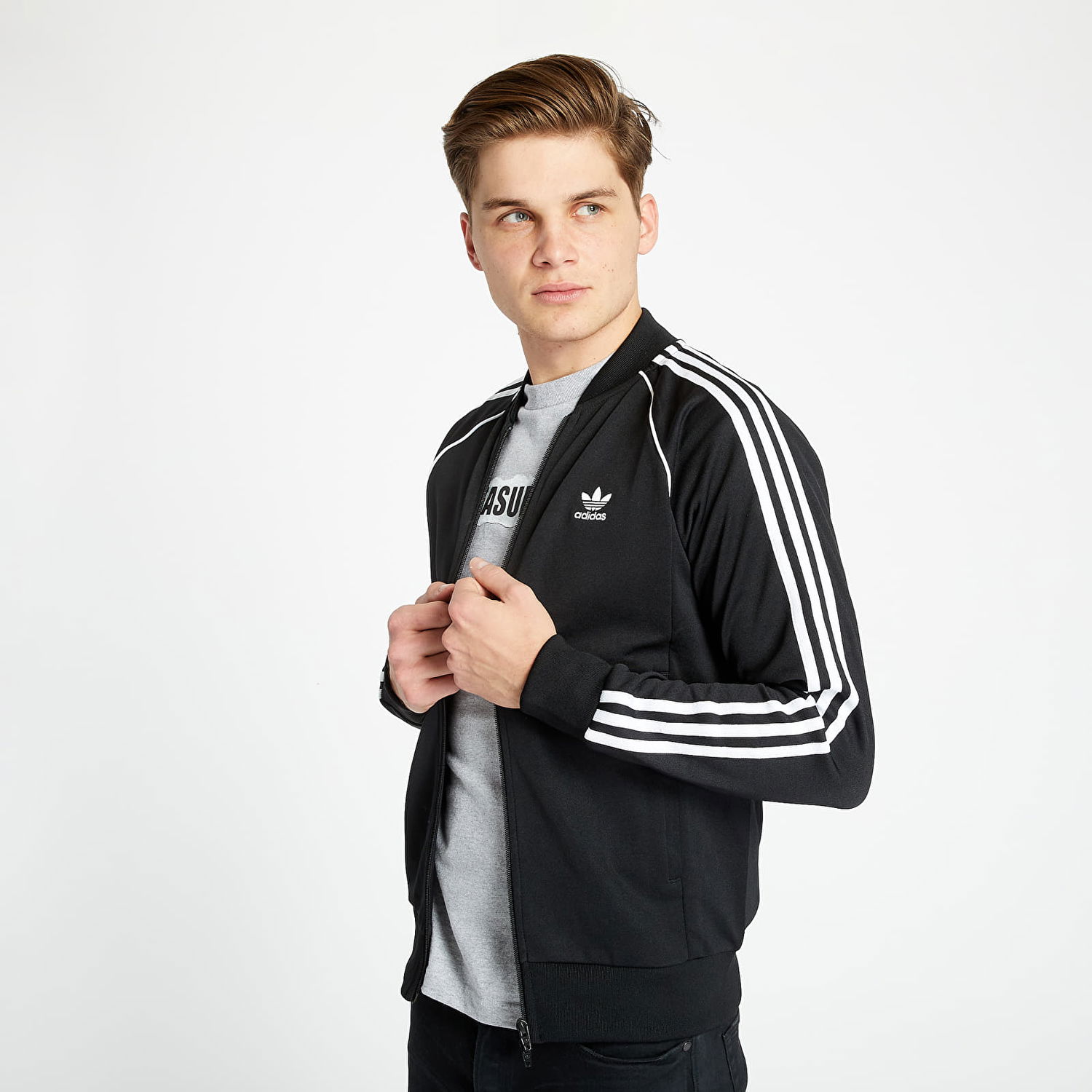 Bunda adidas Originals Superstar Track Top Primeblue Čierna | GF0198, 0