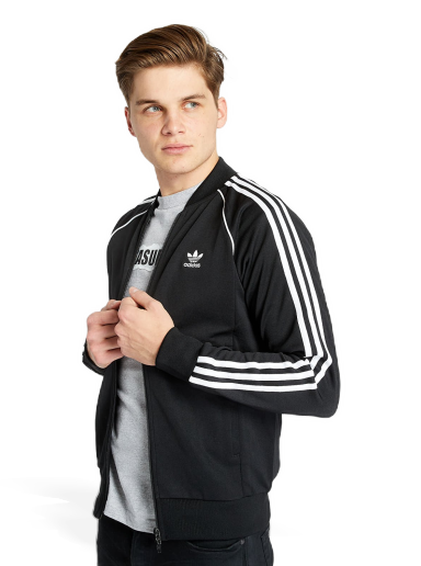 Bunda adidas Originals Superstar Track Top Primeblue Čierna | GF0198