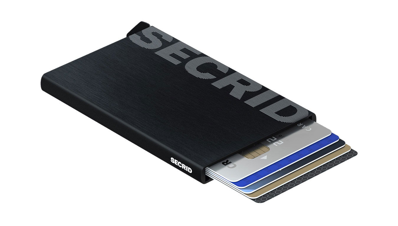 Peňaženka Secrid Cardprotector Čierna | CLa-Logo-black, 0