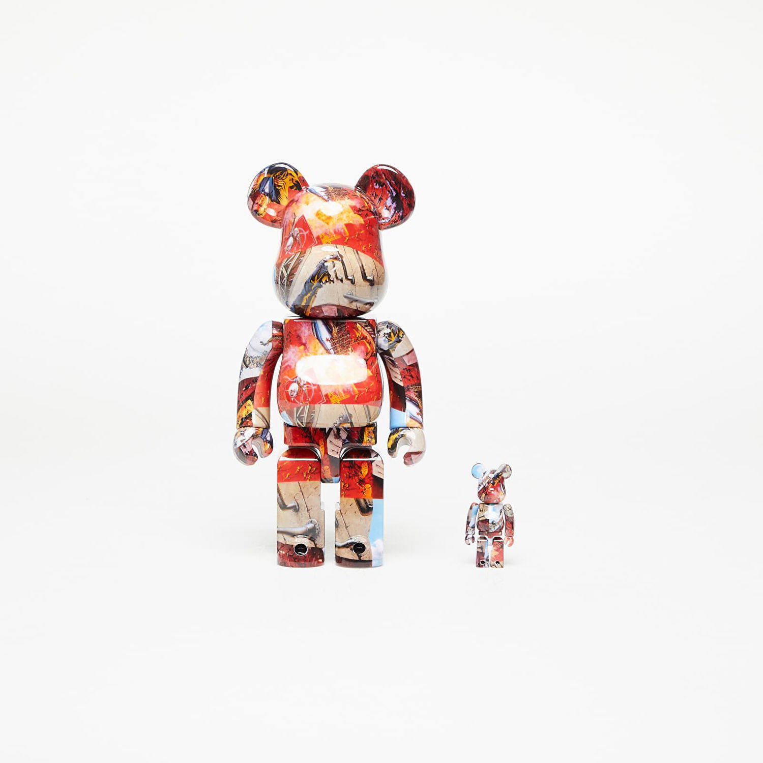 Zberateľské Medicom Toy BE@RBRICK 007 YOU ONLY LIVE TWICE 100% & 400% Set Červená | MT_0046, 0
