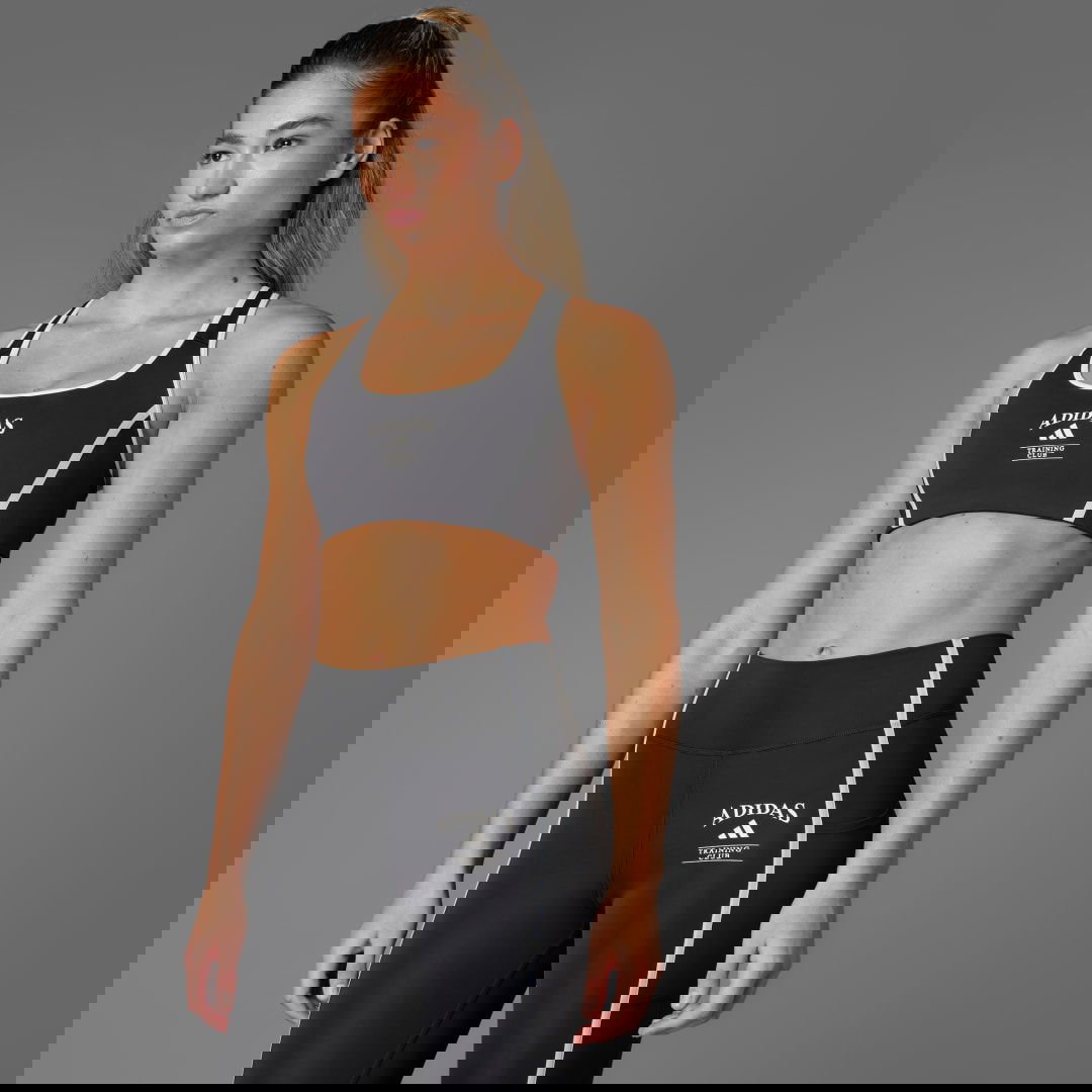 Súprava adidas Performance Powerimpact Medium-Support Heritage Sports Bra Čierna | JG6177, 0