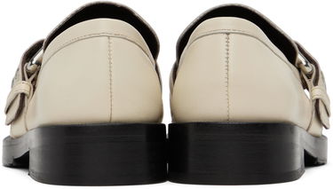 Tenisky a topánky BY FAR SSENSE Work Capsule Rafael Buckled Leather Loafers Béžová | 23CASOLOLCENAP, 1