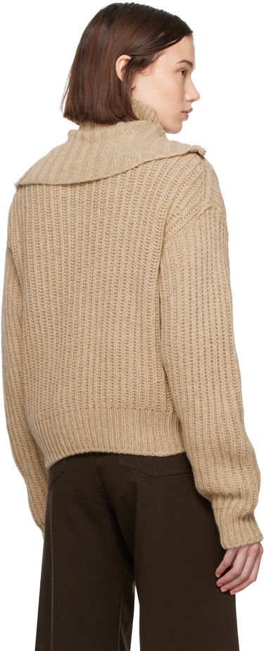 Sveter LEMAIRE LEMAIRE Trucker Collar Cardigan Béžová | TO1263 LK1029, 2