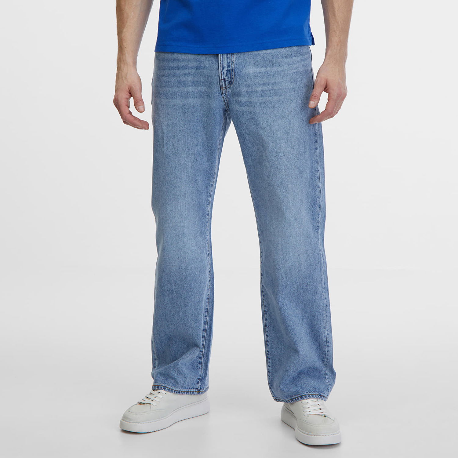 Džínsy GAP Denim Pants Loose Light Wash Modrá | 543848-00, 0