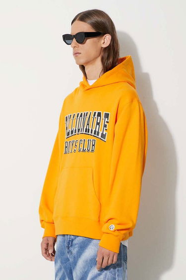 Mikina BILLIONAIRE BOYS CLUB Billionaire Boys Club Varsity Logo Popover Hoodie Oranžová | B23328, 3