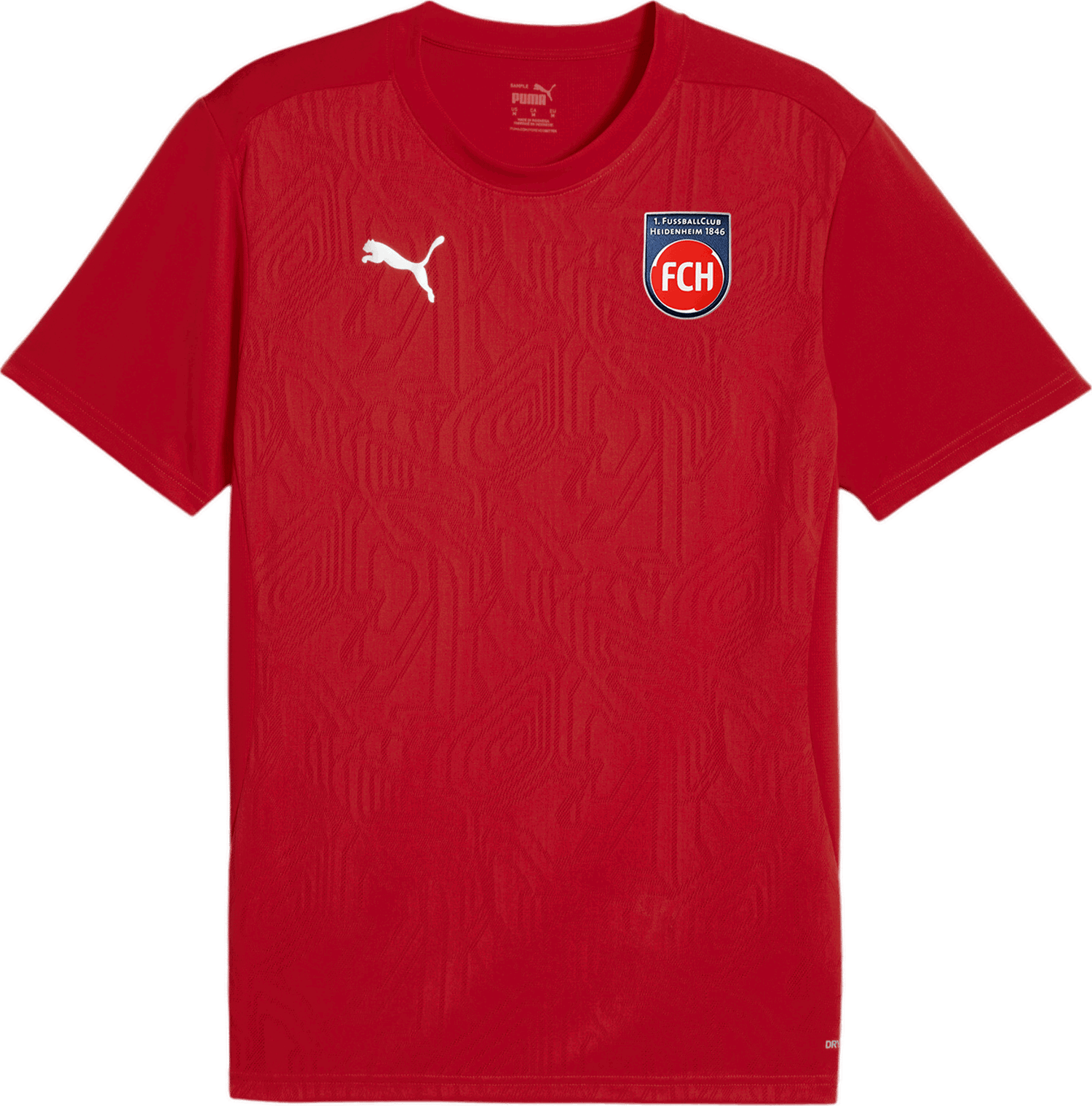 Dres Puma 1. FC Heidenheim Textured Dry T-Shirt Červená | fch294-24-001, 0