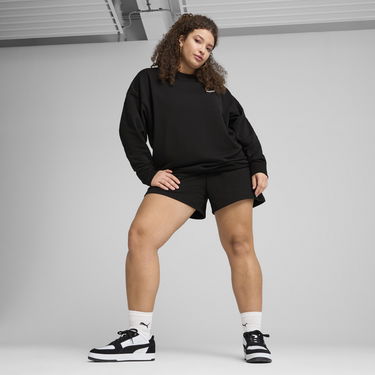 Mikina Puma ESS+ Logo Crew Neck Sweatshirt Čierna | 684975_01, 2