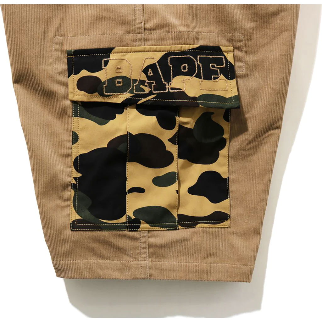 1st Camo Corduroy Wide 6pocket Shorts