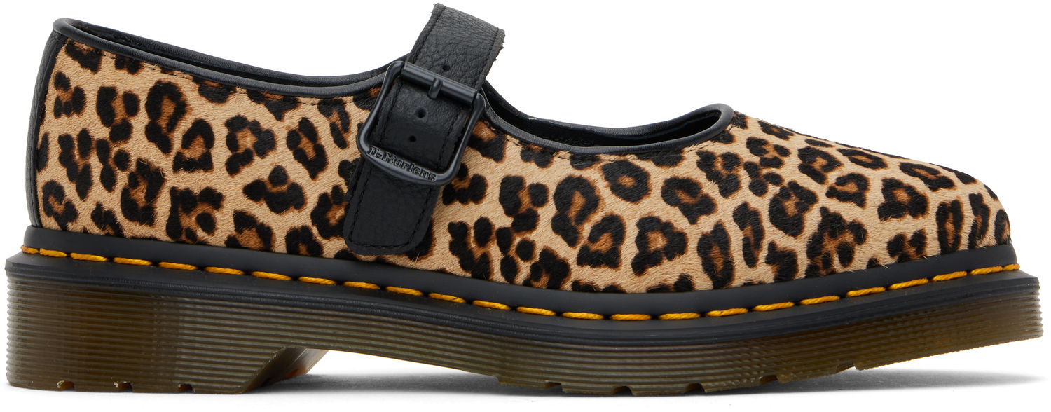 Oblečenie Dr. Martens Dr. Martens Elphie Leopard Mary Janes Béžová | 41651200, 0