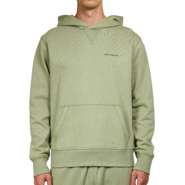 Mikina New Balance Athletics Nature State Hoodie Zelené | MT23565_OLF, 0