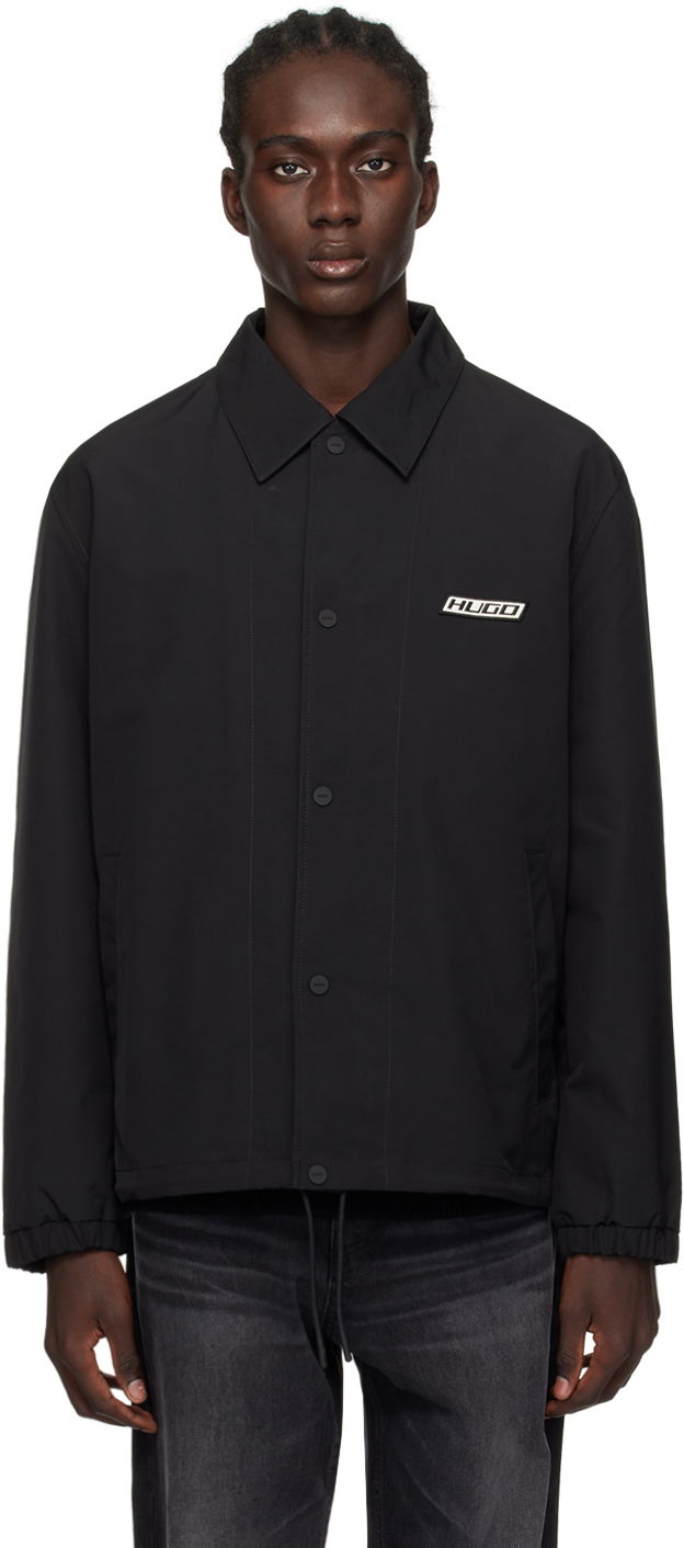 Bomber bunda BOSS Water-Repellent Jacket Čierna | 50505059, 0