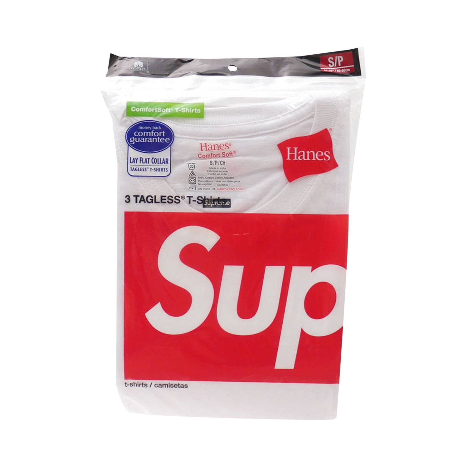 Tričko Supreme Hanes x Tagless Tees (3 Pack) Biela | SS20A23 WHITE, 1