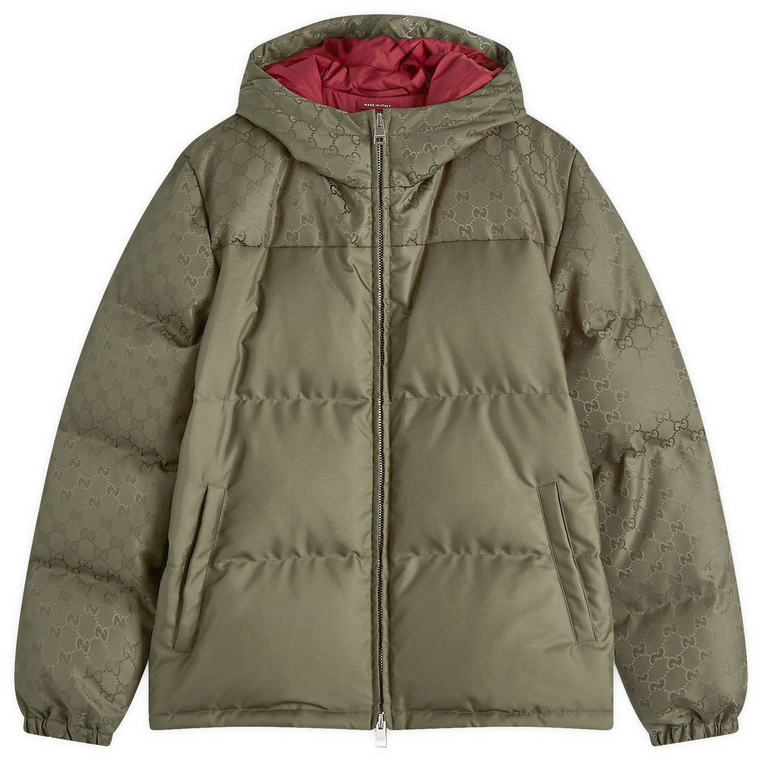Prešívaná bunda Gucci Jacquard Down Jacket Zelené | 794823-Z8BTB-3364, 1
