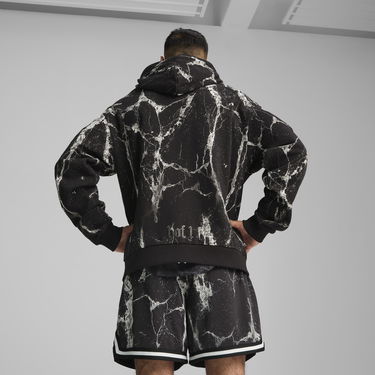 Mikina Puma Hoops x Lafrancé Written in Chrome Full-Zip Hoodie Čierna | 630776_01, 3