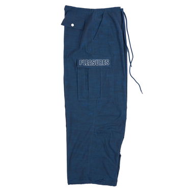 Cargo nohavice Pleasures Visitors Wide Fit Cargo Pants Navy | P23F012-NAVY, 8