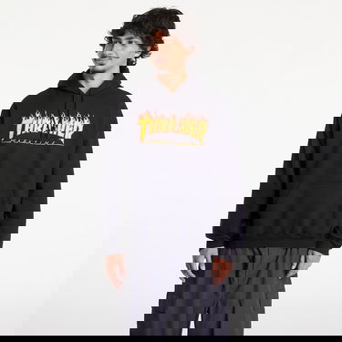 Mikina Thrasher Flame Logo Hoodie Čierna | 113102BK, 0