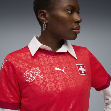 Dres Puma Switzerland Women's National Team 2025 Home Jersey Červená | 782183_10, 5