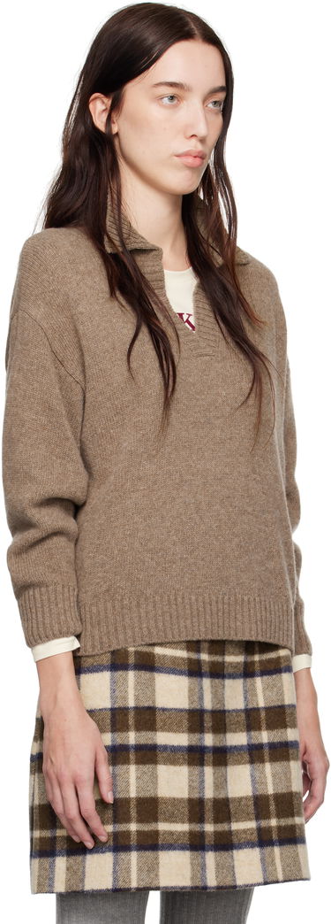 Sveter Max Mara Weekend Max Mara Agre Wool Pullover Hnedá | 2425366152600 MM12149, 1