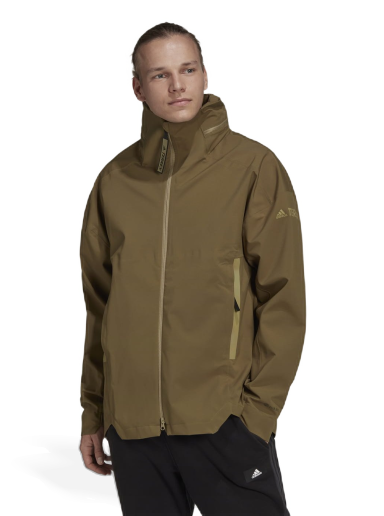 Vetrovka adidas Performance TERREX CT MYSHELTER RAIN.RDY Zelené | H65698